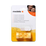 Medela, kit di ricambi per tiralatte, 2 valvole + 6 diaframmi