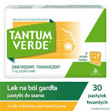 Tantum Verde 3 mg, gusto miele-arancia, 30 pastiglie rigide