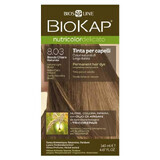 Biokap Nutricolor Delicato, colore per capelli, 8.03 biondo chiaro naturale, 140 ml