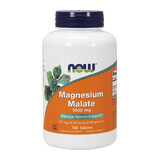 Now Foods Magnesium Malate 1000 mg, Magnesium Malate, 180 Tablets