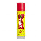 Carmex Strawberry, balsamo labbra idratante in stick, SPF 15, 4,25 g