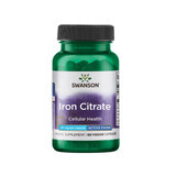 Swanson Ferro Citrato, ferro 25 mg, 60 capsule vegetali