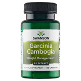 Swanson Garcinia Cambogia estratto, tamarindo di Malabar, 60 capsule