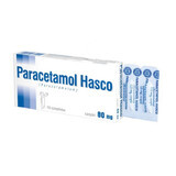 Paracetamol Hasco 80 mg, suppositories, 10 pieces