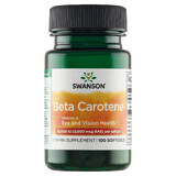 Swanson Beta Carotene 10000 UI, beta carotene, 100 capsule in gel