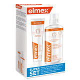 Elmex Kit contro la carie, collutorio, 400 ml + dentifricio, 75 ml