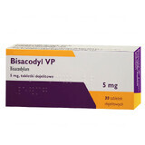 Bisacodile VP 5 mg, 30 compresse enterali (importazione parallela)