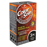 Color&amp;Soin, tintura per capelli, 3N, castagno scuro, 135 ml