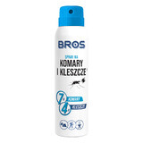 Bros, spray per zanzare e zecche, DEET 15%, 90 ml