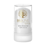 Bioline, cristallo di allume, 100% naturale, 120 g