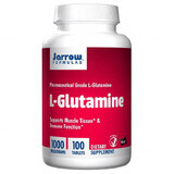 Jarrow Formulas L-Glutamine, glutammina 1000 mg, 100 compresse