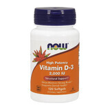 Now Foods, Vitamin D3 2000 IU, 120 capsules