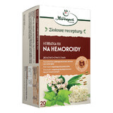 Herbapol Na Hemoroidy, infuso di erbe e frutta, 2 g x 20 bustine