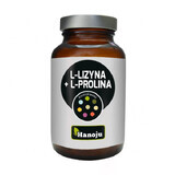 Hanoju L-lisina + L-prolina, 90 capsule