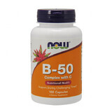 Now Foods B-50, B vitamin complex, 100 tablets