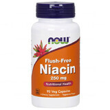 Now Foods Flush-Free Niacin, niacina 250 mg, 90 capsule