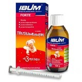 Ibum Forte 200 mg/ 5 ml, orale suspensie voor kinderen vanaf 3 maanden, aardbeiensmaak, 100 g