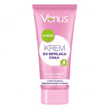 Venus, crema depilatoria per il corpo, lenitiva all'aloe, 150 ml