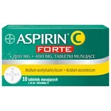 Aspirina C Forte 800 mg + 480 mg, 10 compresse effervescenti