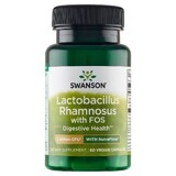 Swanson Lactobacillus Rhamnosus con FOS, 60 capsule vegetali