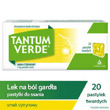 Tantum Verde 3 mg, gusto limone, 20 pastiglie rigide