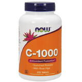 Now Foods C-1000, Vitamin C + Rosehips, 250 Tablets