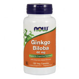 Now Foods, Ginkgo Biloba 60 mg, 120 capsule