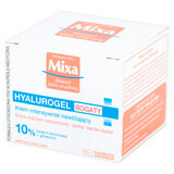 Mixa Hyalurogel, crema idratante 24h, pelle ricca, secca e molto secca, 50 ml