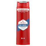 Old Spice, gel doccia 3 in 1 per corpo, capelli e viso, Whitewater, 400 ml