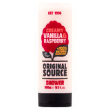 Original Source Vegan, gel doccia, Vanilia-Raspberry, 500 ml