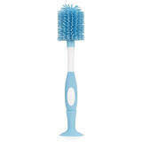 Dr Brown's, scovolino per la pulizia delle bottiglie con setole in silicone, blu, 1 pezzo