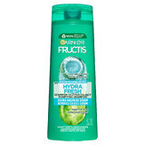 Garnier Fructis Hydra Fresh, Shampoo rinforzante per capelli grassi con punte secche, 400 ml