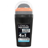 L'Oreal Men Expert, Carbon Protect, antitraspirante roll-on, 50 ml