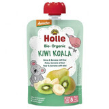 Holle, Mousse di frutta in tubetto, Kiwi Koala, pera, banana con kiwi, dopo 8 mesi, 100 g