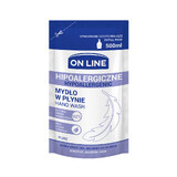 On Line, sapone liquido ipoallergenico, scorta, 500 ml