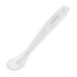 AKUKU, cucchiaio in silicone, bianco, A0417, a partire da 4 mesi, 1 pezzo