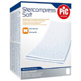 Pic Solution Stericompress Morbide compresse sterili, in tessuto non tessuto, 18 cm x 40 cm, 12 pezzi