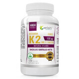 Wish, Vitamina K2 MK-7 da Natto 100 µg, menachinone-7, 120 compresse