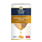 Manuka Health, caramelle con Manuka MGOM400 + miele e vitamina C, gusto zenzero e limone, 15 pezzi