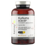 Kenay Curcuma BCM-95 con piperina, 300 capsule