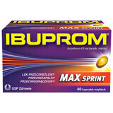 Ibuprom Max Sprint 400 mg, 40 soft capsules