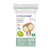 Cleanic Eco Baby Organic, dischetti di cotone per neonati e bambini, 60 pezzi