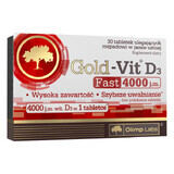 Olimp, Gold-Vit D3 4000 UI. Rapido, gusto mela, 30 compresse