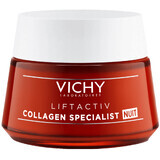 Vichy Liftactiv Collagen Specialist, crema notte anti-età, 50 ml