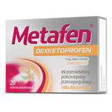 Metafen Dexketoprofen 25 mg, 20 comprimate filmate