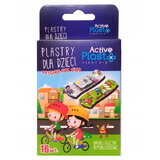 ActivePlast, cerotti per bambini, ipoallergenici, 7 cm x 2 cm, 16 pezzi