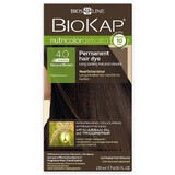 Biokap Nutricolor Delicato Rapid, colore per capelli, 4.0 castano naturale, 135 ml