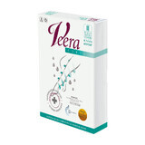 Veera Forte, collant a compressione lunga, classe II di compressione, punte chiuse, taglia 2, nero