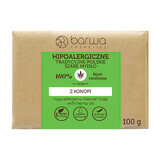 Barwa Hipoalergiczne Tradycyjne Polskie, sapone grigio, olio di canapa, 100 g