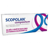 Scopolan Compositum 10 mg + 250 mg, 10 comprimate iritate